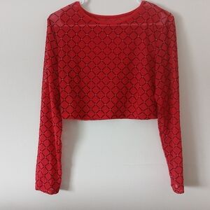 Womens XL SHEIN cropped Top